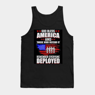 Black Panther Art - USA Army Tagline 26 Tank Top